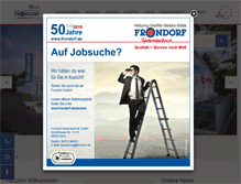 Tablet Screenshot of frondorf.de